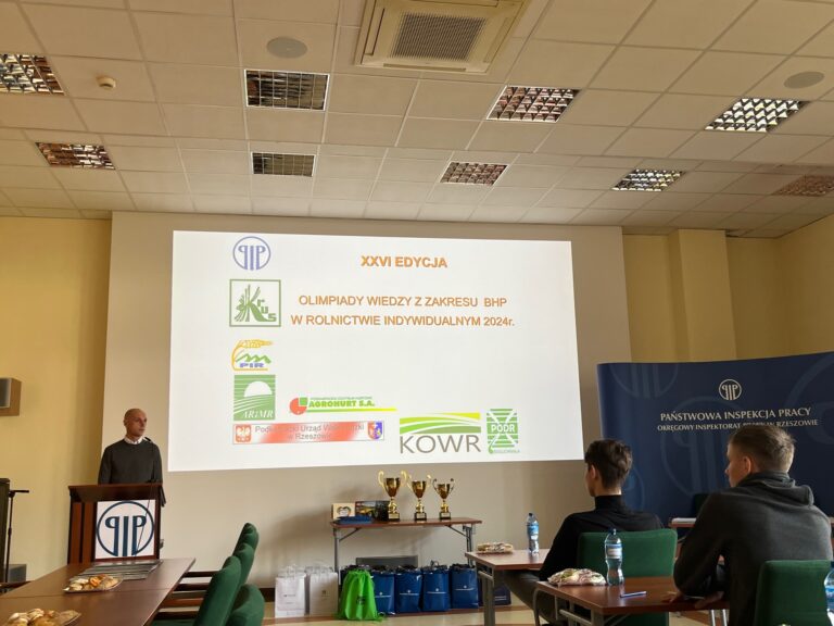 Finał „Olimpiady wiedzy z&nbsp;zakresu bhp w&nbsp;gospodarstwie indywidualnym”
