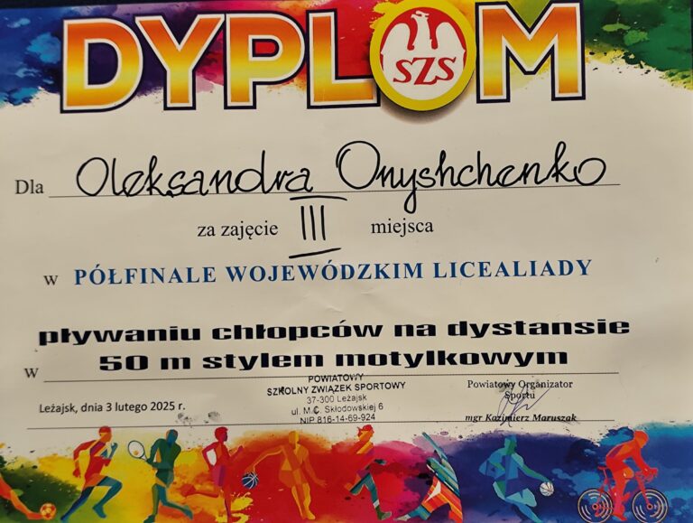 Półfinał Wojewódzki w&nbsp;Pływaniu Indywidualnym
