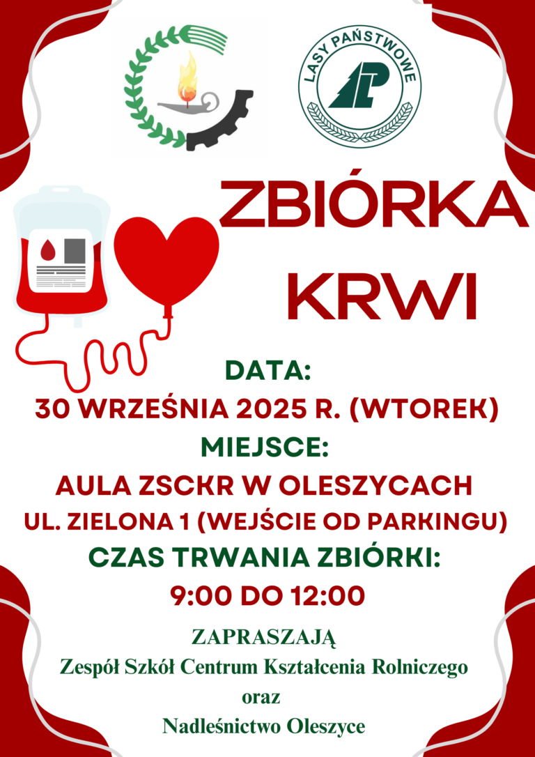 ZBIÓRKA KRWI 